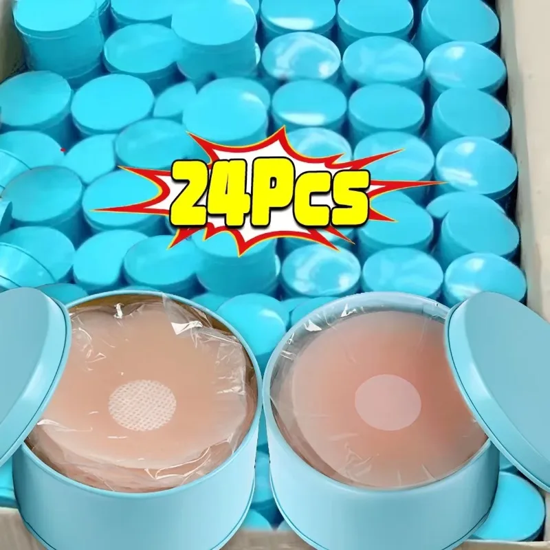 2-24 шт. невидимая самоклеящаяся паста для груди многоразовая наклейка лепесток