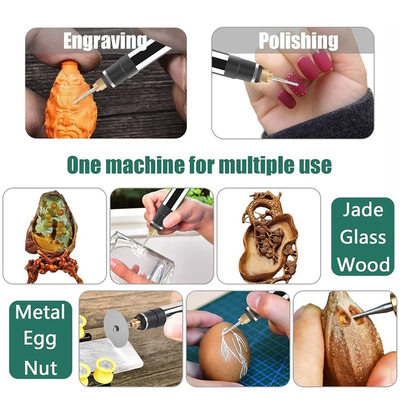 Электрический гравер набор ручек мини-шлифовальный станок сверлильный для