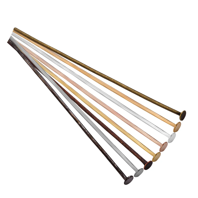 100 шт. Т-образные металлические плоские головки 0 7 мм