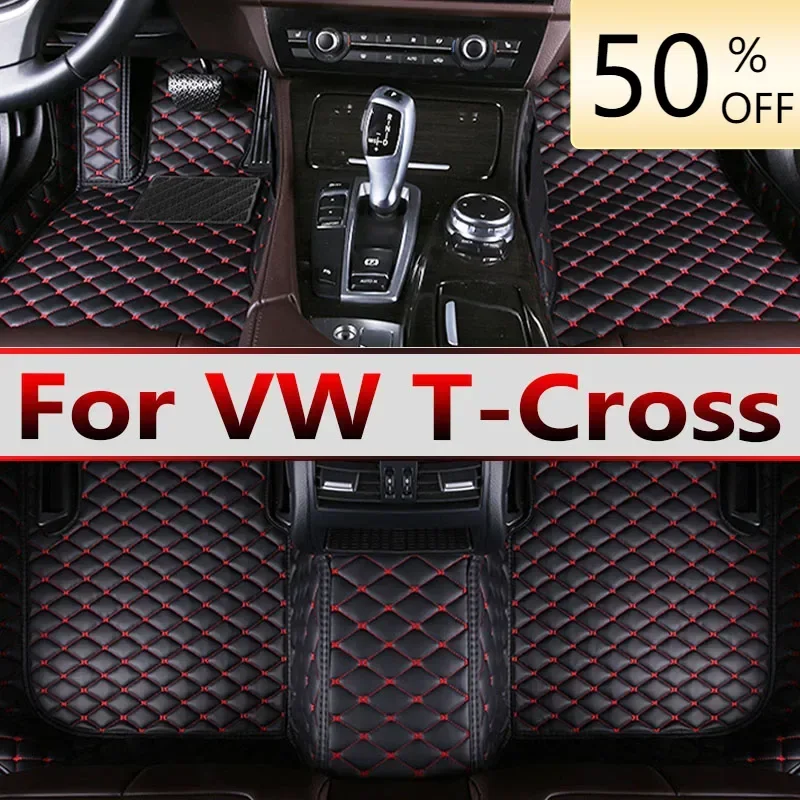 Автомобильные коврики для Volkswagen vw T-Cross Tcross 2023 2022 2021 2020 2019 2018