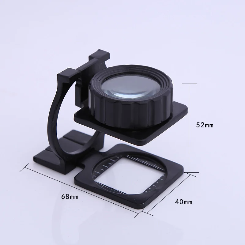 Складная Настольная Лупа с высоким увеличением увеличительное стекло для