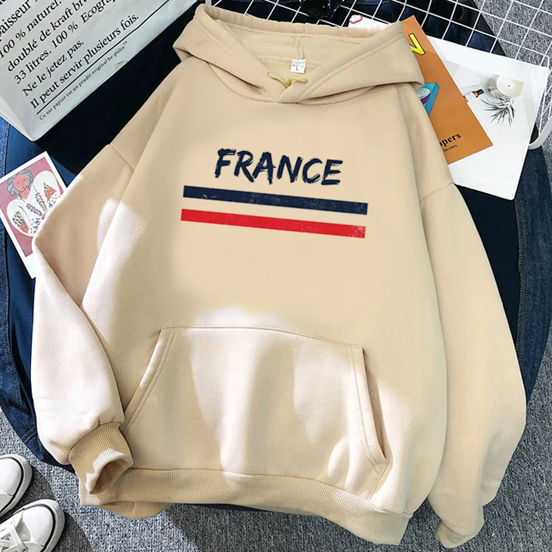 

French hoodies female Ulzzang graphic harajuku anime women sweatshirts hip hop