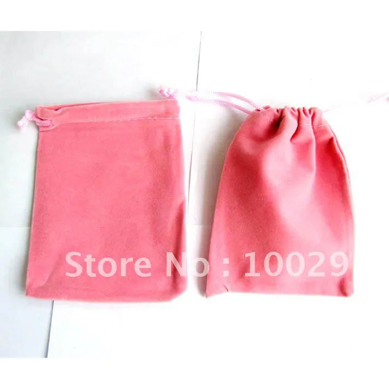 

1000PCS ---9X12cm Pink Jewelry Gift Velvet bags
