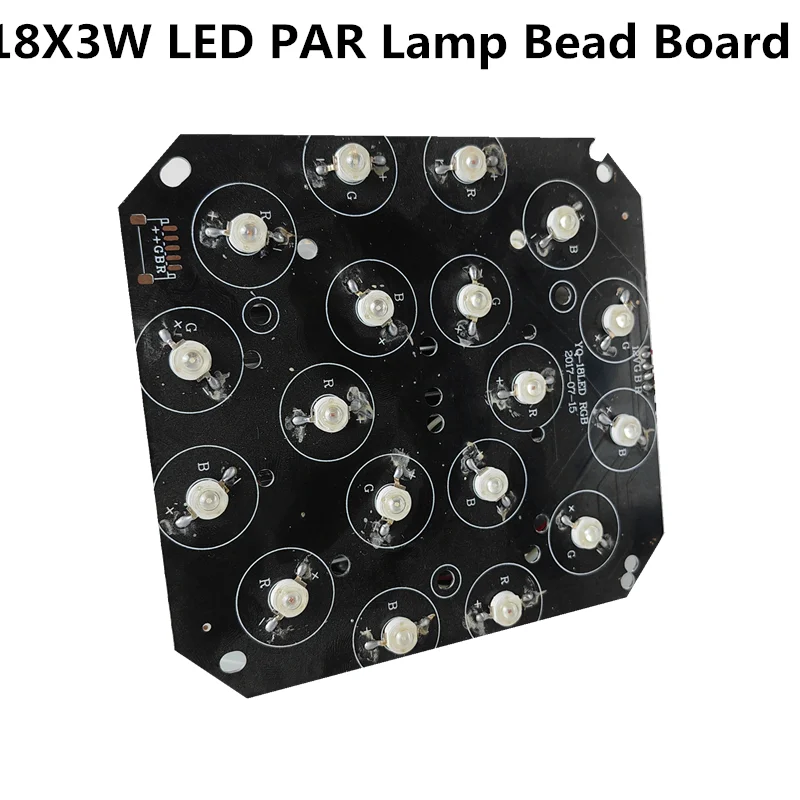 2 шт./RGB 18x3 Вт Светодиодная лампа PAR сценическое освещение специальная bead board |