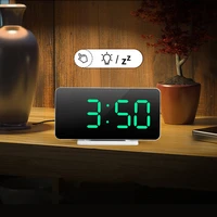 led digital alarm home electronic large screen snooze tabletop clock diming mode adjustable display wake up clocks devices