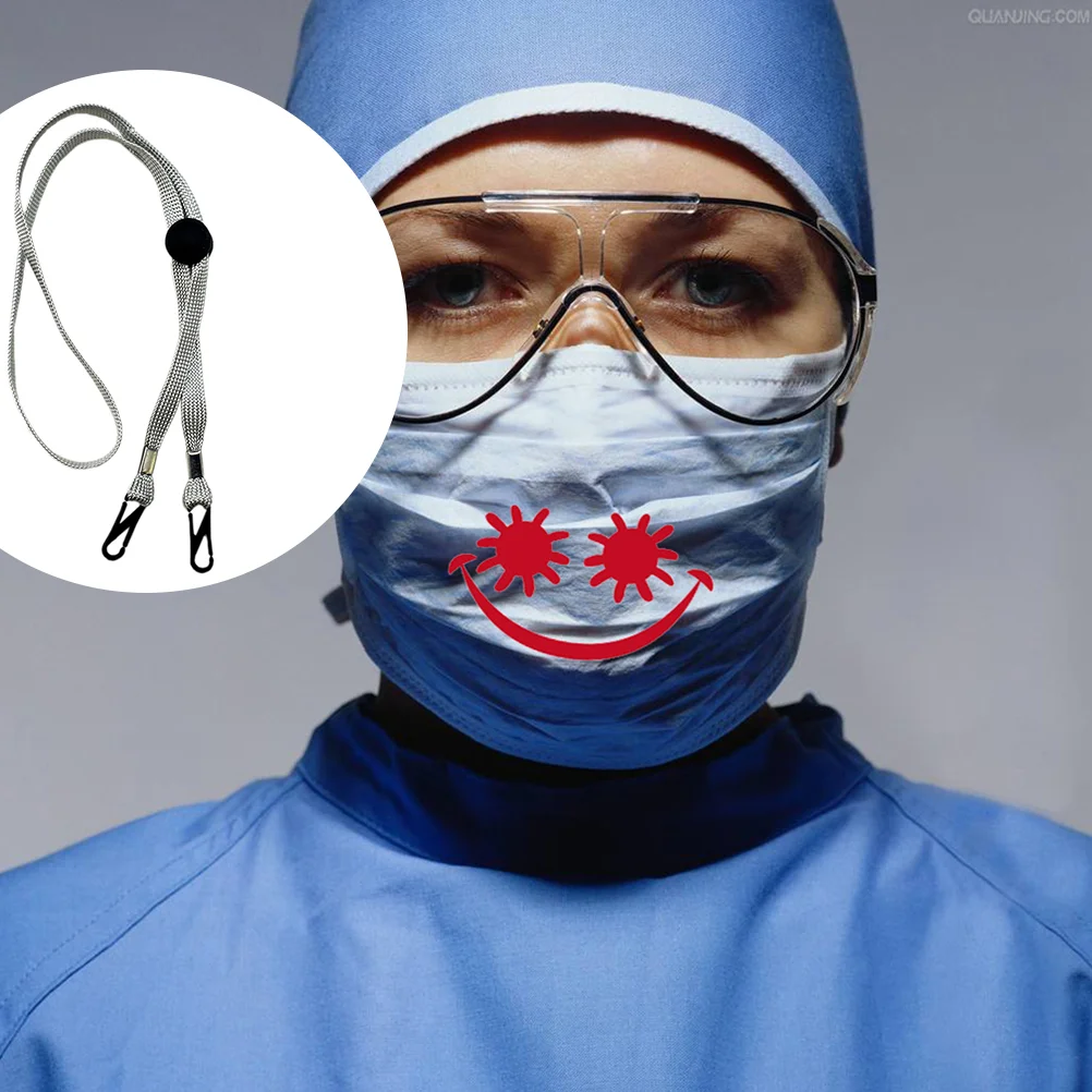

Adjustable Length Face_Mask Lanyard Convenient Holder Hanger for Men Children Adults
