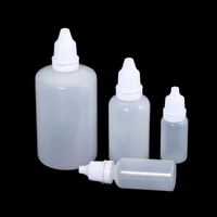 3 100ml empty pe plastic dropper bottle with screw on lids for diy epoxy resin liquid pigment glue ink bottles container