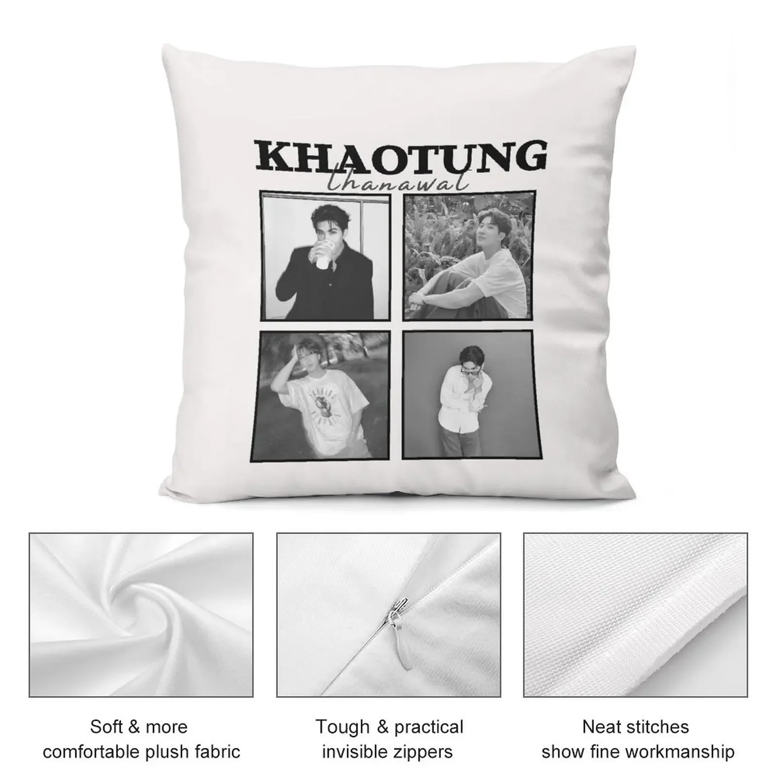 Концертный постер Khaotung Thanawat (только друзья) (белая версия) декоративная подушка