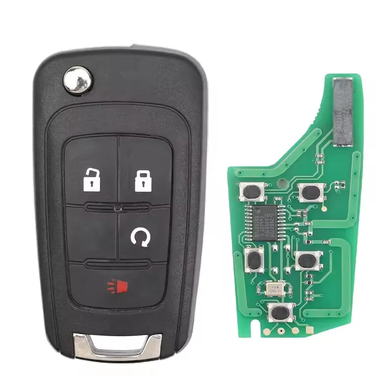 Фото Автомобильный ключ-брелок ChaoYue для Opel/Vauxhall Astra J, Corsa E, Insignia, Zafira C, Chevrolet Cruze, Aveo 315/434 МГц PCF7937E OHT01060512 №3