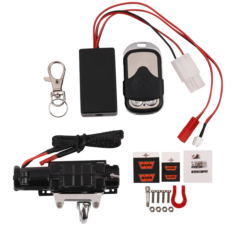 

Automatic Winch And Wireless Remote Controller Receiver For 1/10 RC Crawler Car Axial SCX10 TRAXXAS TRX4 D90 TF2 Tamiya CC01