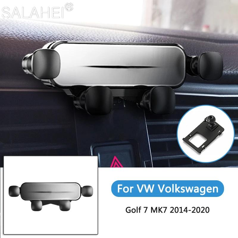 

Car Mobile Phone Holder For VW Volkswagen Golf 7 MK7 2014-2020 Golf 8 MK8 2021 Auto Air Vent Stand GPS Support Bracket Accessory