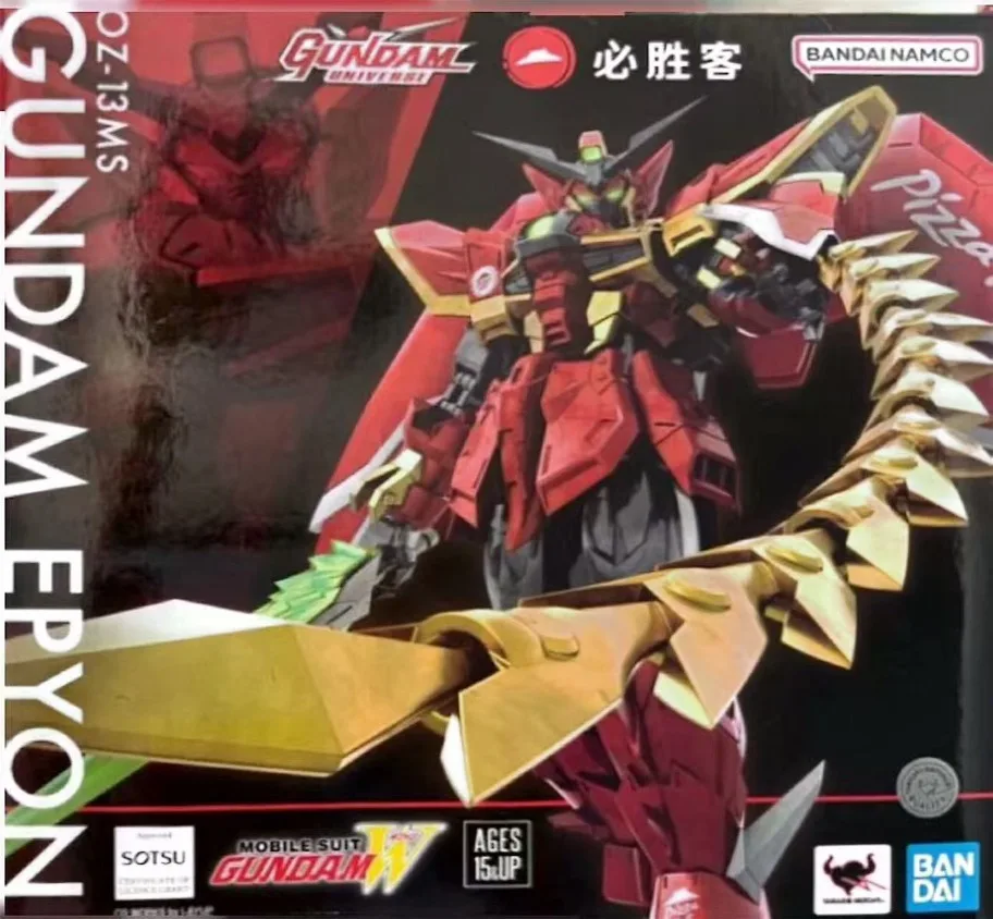 Фото Набор фигурок Bandai Gundam Universe: Epyon и Wing Zero, мобильные костюмы Gundam Wing, аниме-коллекция, подарки для хобби №2