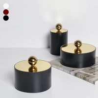 nordic style storage box tray creative round jewelry container case earrings multi function jewelry storage box desktop storage