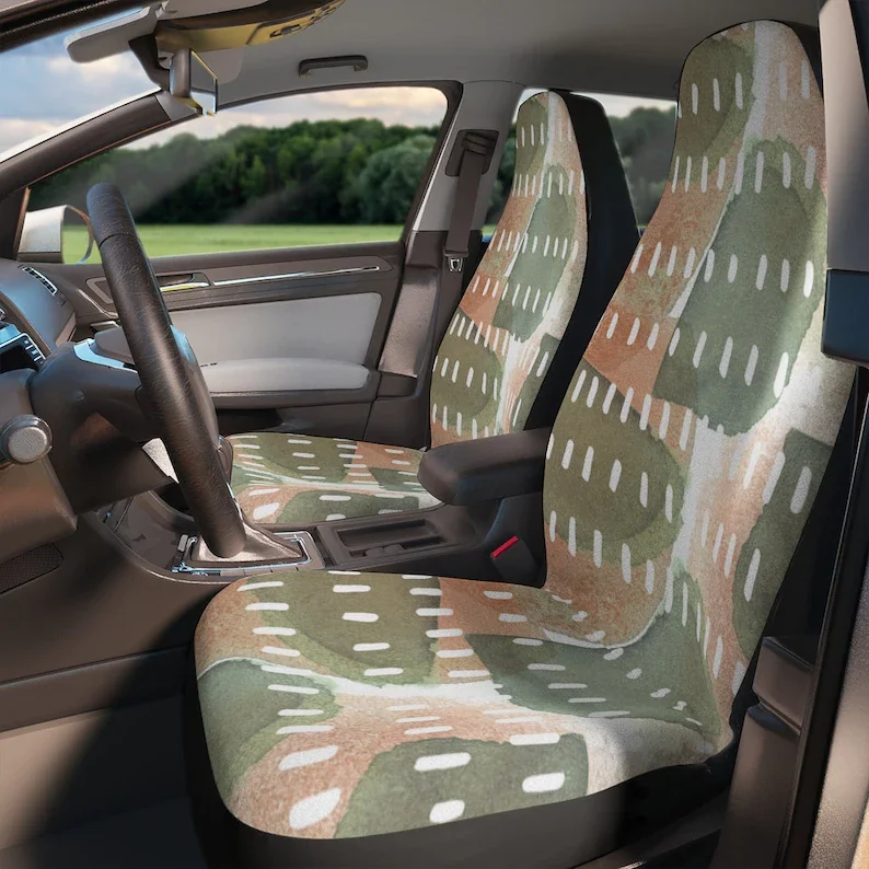 

Boho Art Car Seat Covers | Custom