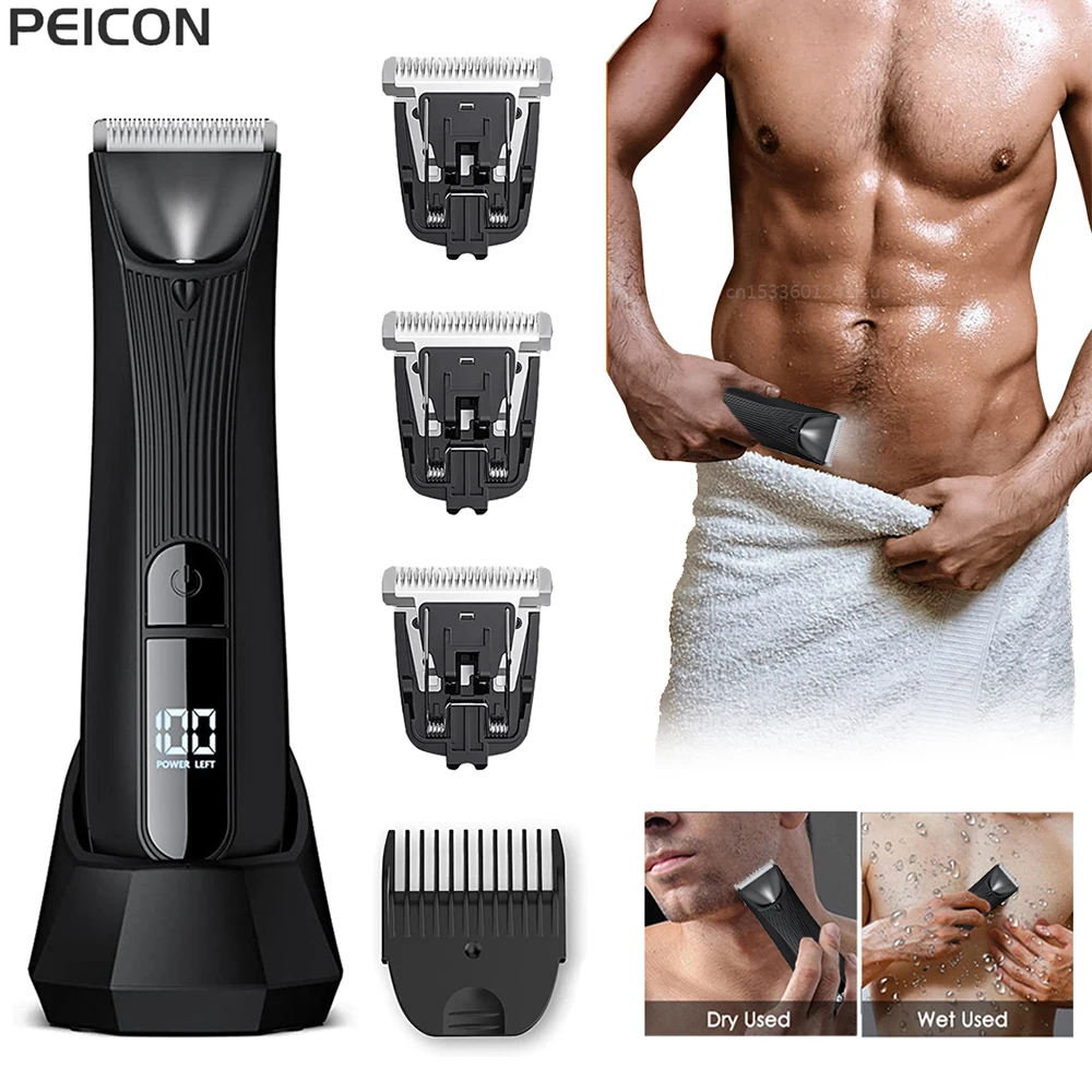 For Sensitive Areas Bikini Ipx7 Electirc Epilator Body Hair Trimmer