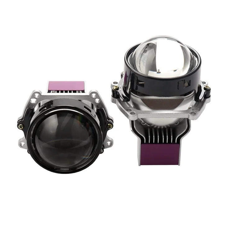 

CQL LED Projector Lens Car Lamps Angel Eyes Bi LED Lenses In Headlight 55W 5500k 3 Inch Car Accessories 12V 24V