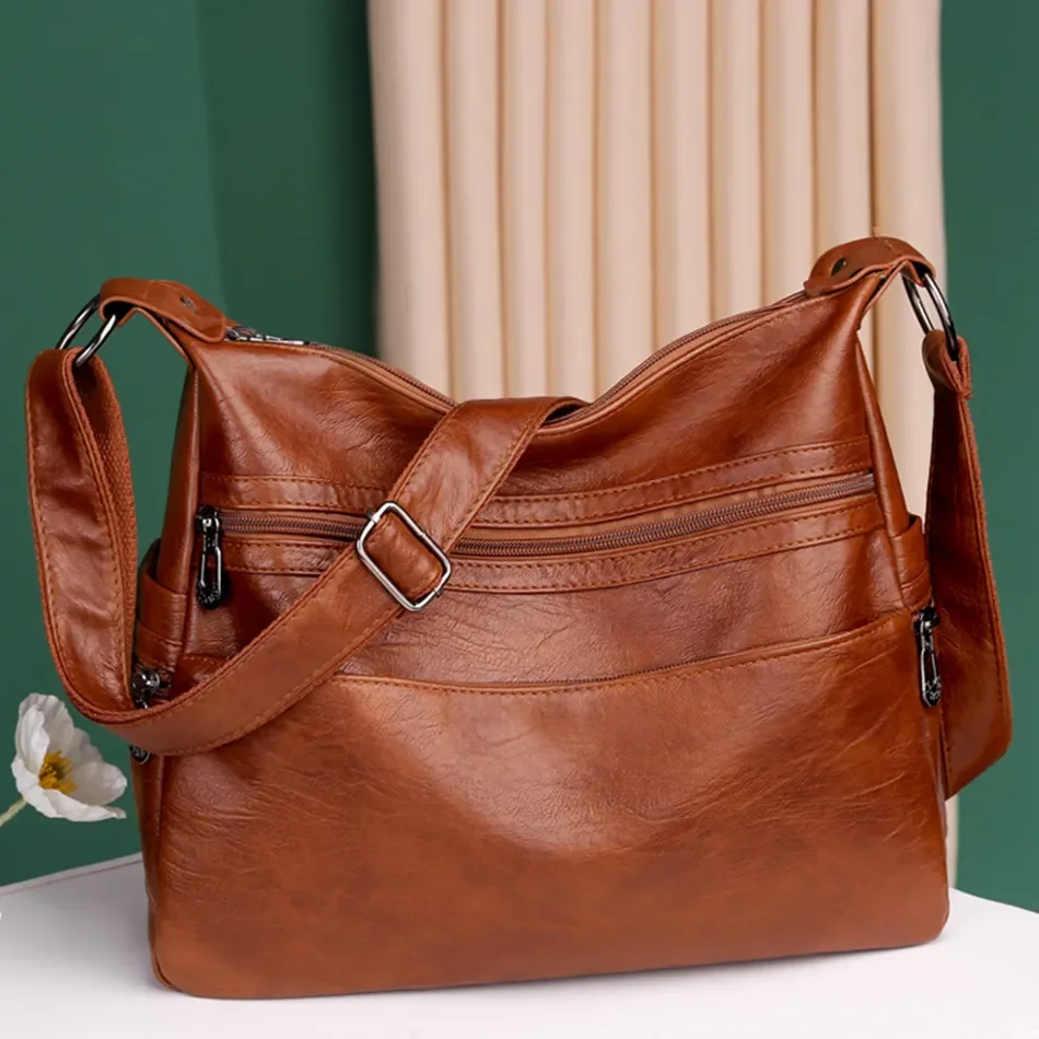 

Designer Womens Shoulder Bag for Women High Quality Soft Leather bags Crossbody bags Mom bag Ladies hand bags Messenger Bag