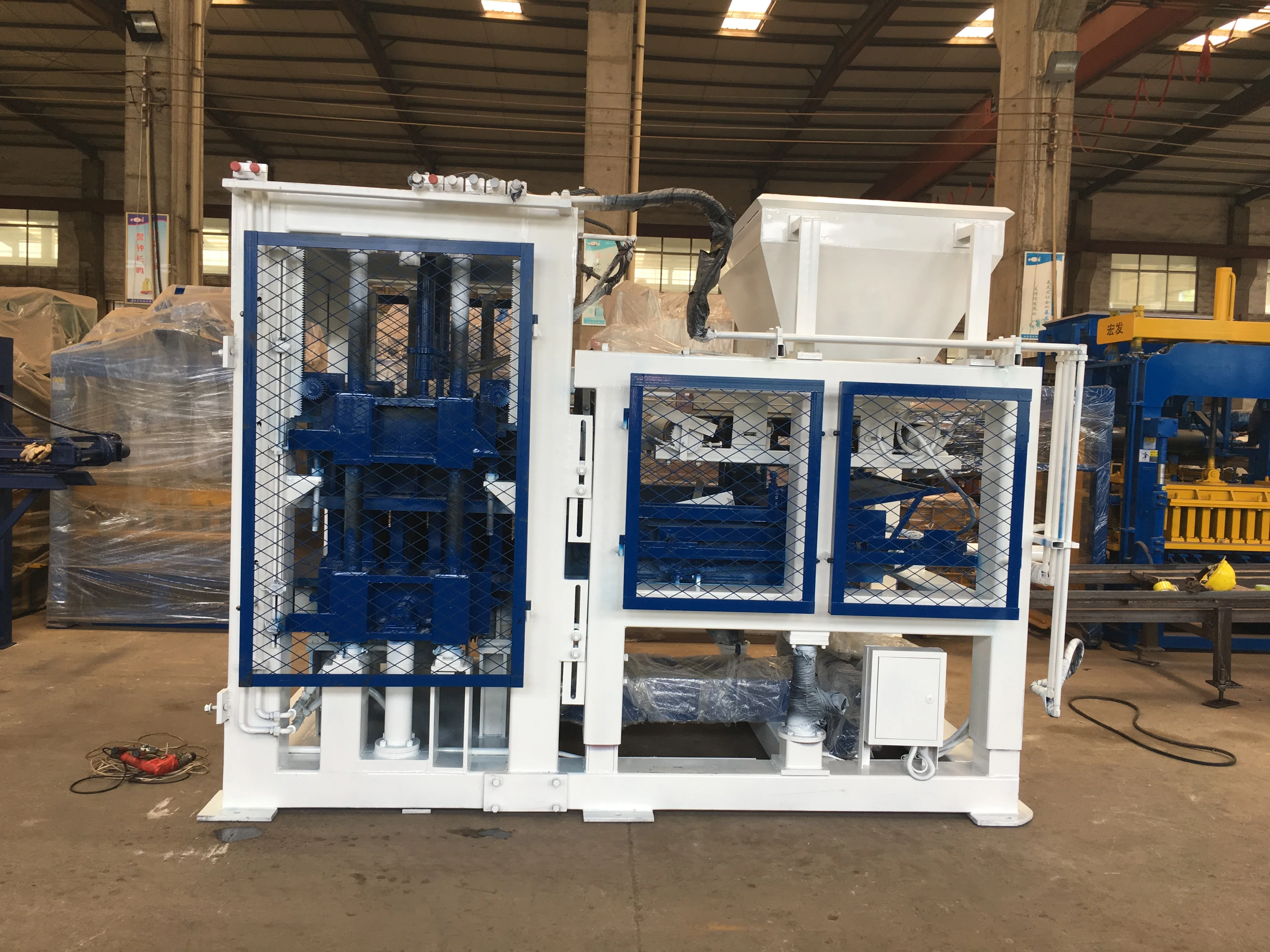 YG QT5-15 бетонные полые строительные блоки для продажи Филиппин