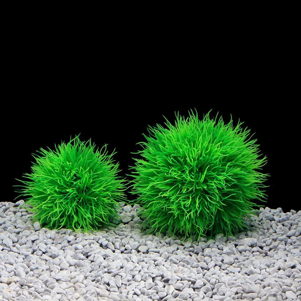 

Durable Ceramic Base Easy to Clean Artificial Aquatics Plastic Plants for Decoration Aquatics Plants Aquarium Ornament