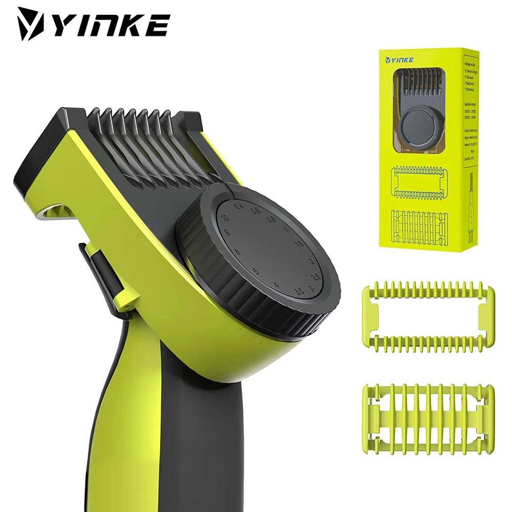 

YINKE 14 Length Adjustable Guide Comb Guards for Philips OneBlade One Blade QP2520 QP2530 QP2620 QP2630 Electric Trimmer Shaver