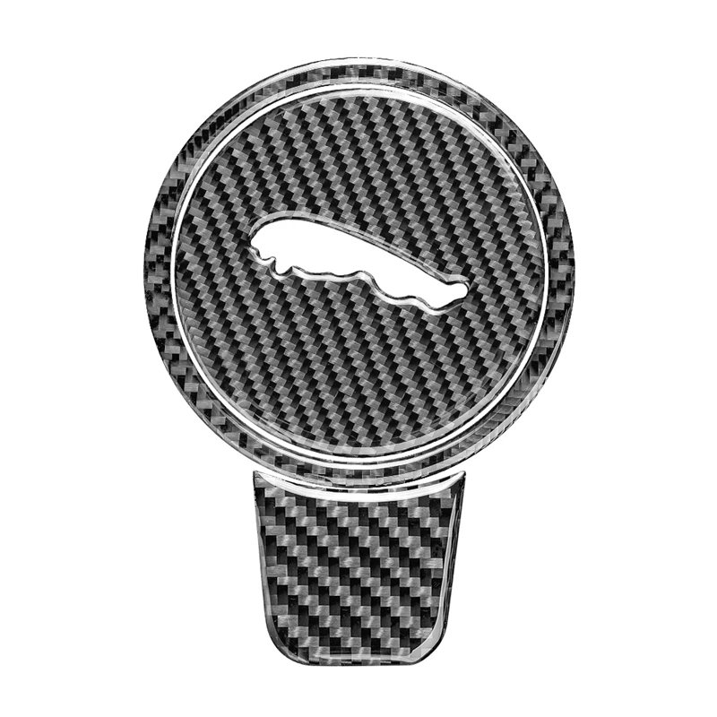 

Car Steering Wheel Kit Stickers Decals Emblem Trim Carbon Fiber for Jaguar F-PACE XE XF 2016-2020 Accessories