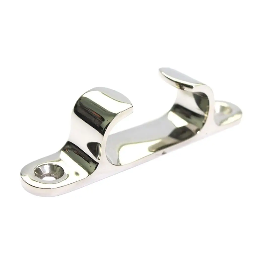 

Stainless Steel 5" 125mm Boat Cleat Line Straight Bow Chock Boat Marine