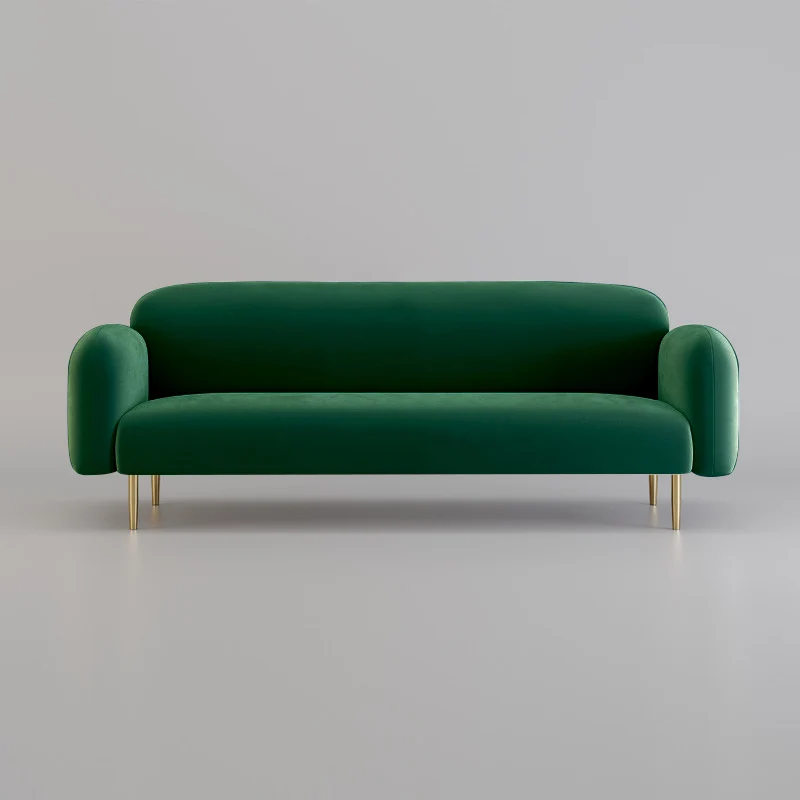 

Vintage Velvet Sofa 3 Seater Xxl Luxury Designer Couch Adults Relax Minimalist Banquet Divani Soggiorno Living Room Furniture