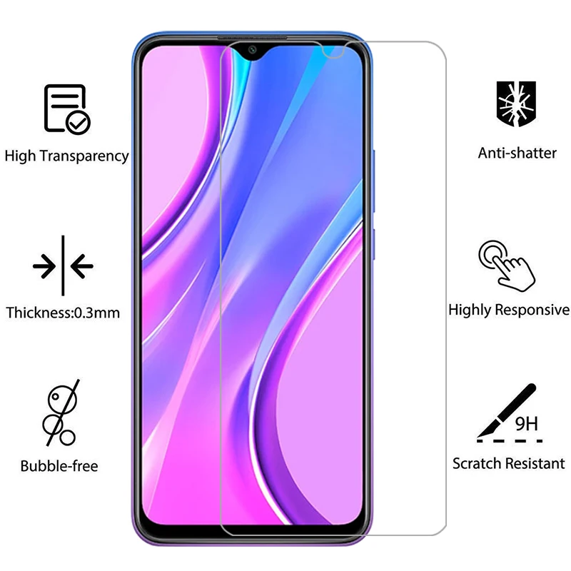 Защита экрана для xiaomi redmi 9 prime защитное закаленное стекло redmi9 пленка телефона xiomi