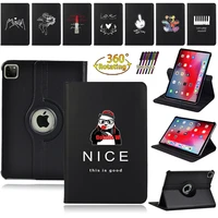 360 degrees rotating folio pu leather tablet case flip cover for apple ipad 10 2 inch 9th generation 2021 protective shell