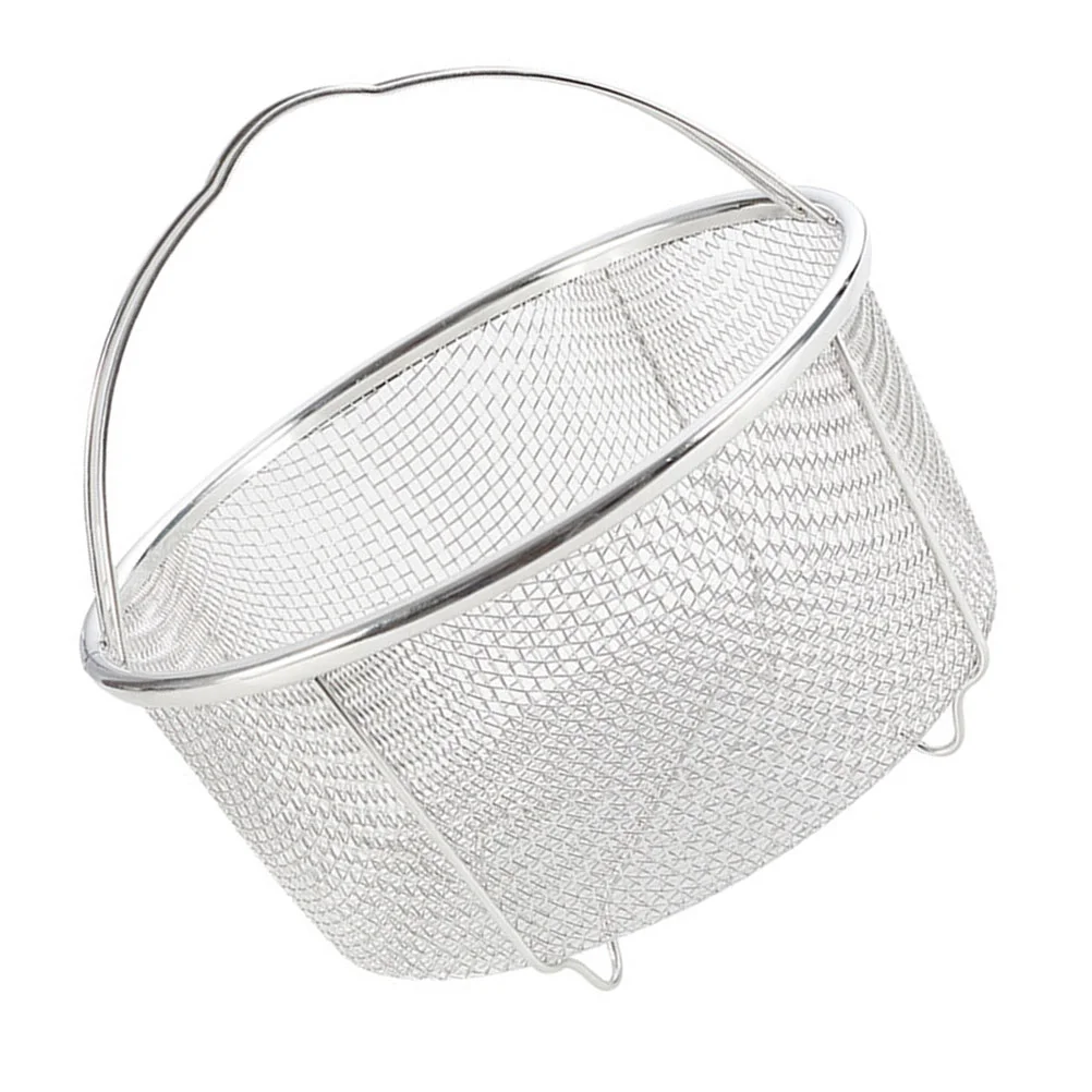 

Basket Fry Mesh Frying Strainer Stainless Steel Fryer Chip Colander French Vegetable Steam Deep Steamer Kitchen Baskets Mini Net