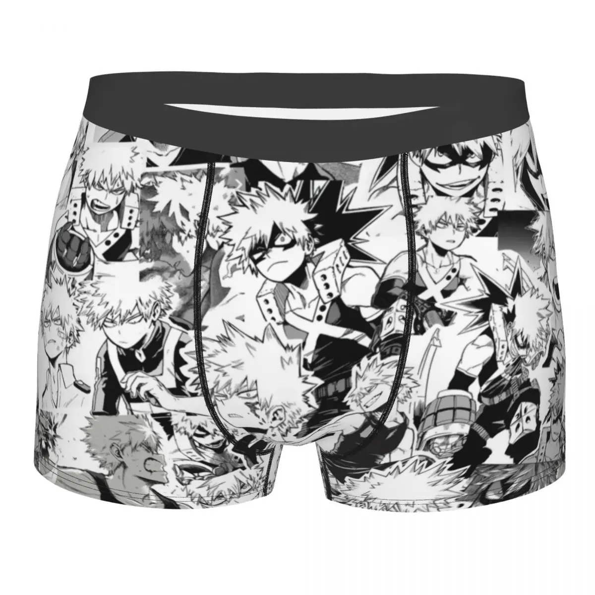 

Men Katsuki Bakugo Boxer Briefs Shorts Panties Soft Underwear My Hero Academia Boku No Hero Academia Homme Funny Underpants