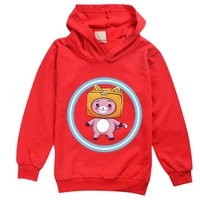 anime lankybox hoodie kids lanky box sweatshirt baby boys hooded sweater toddler girls hoodies children cartoon clothes outwear