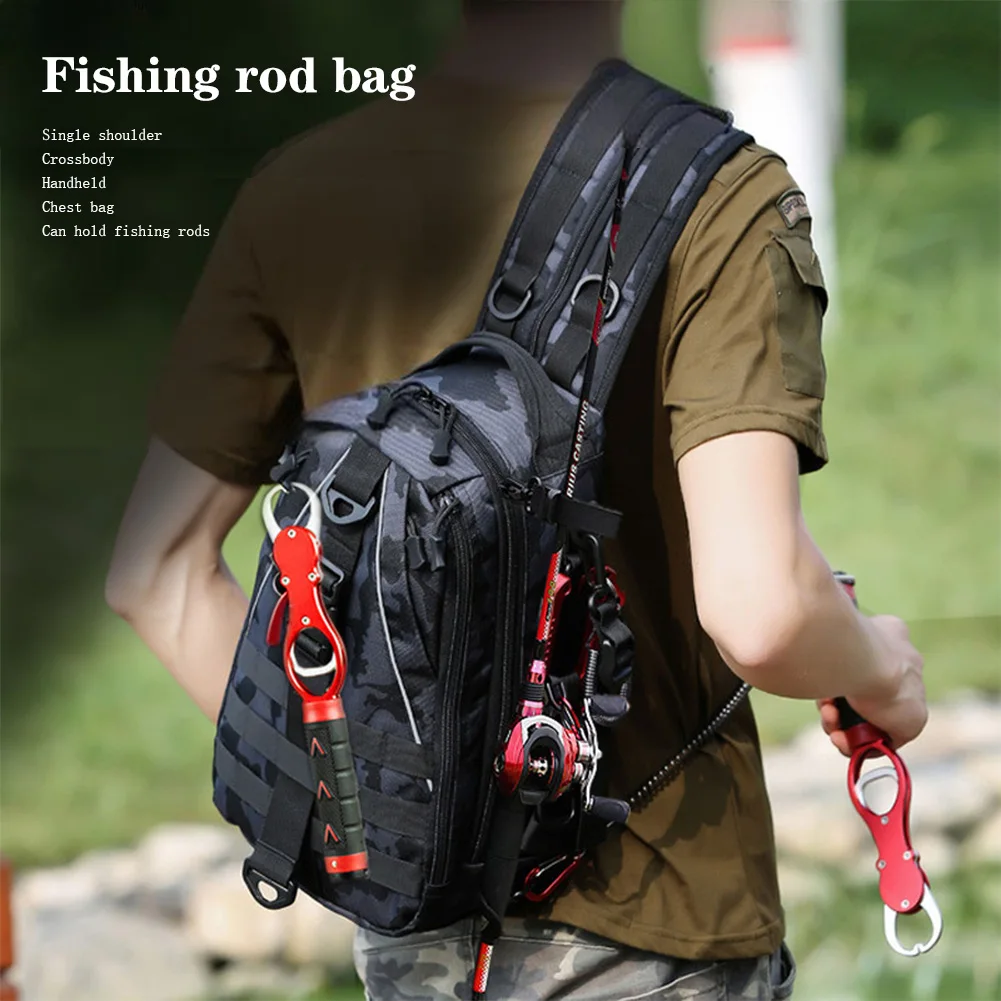 Сумка на плечо для рыбалки открытом воздухе легкий износостойкий рюкзак