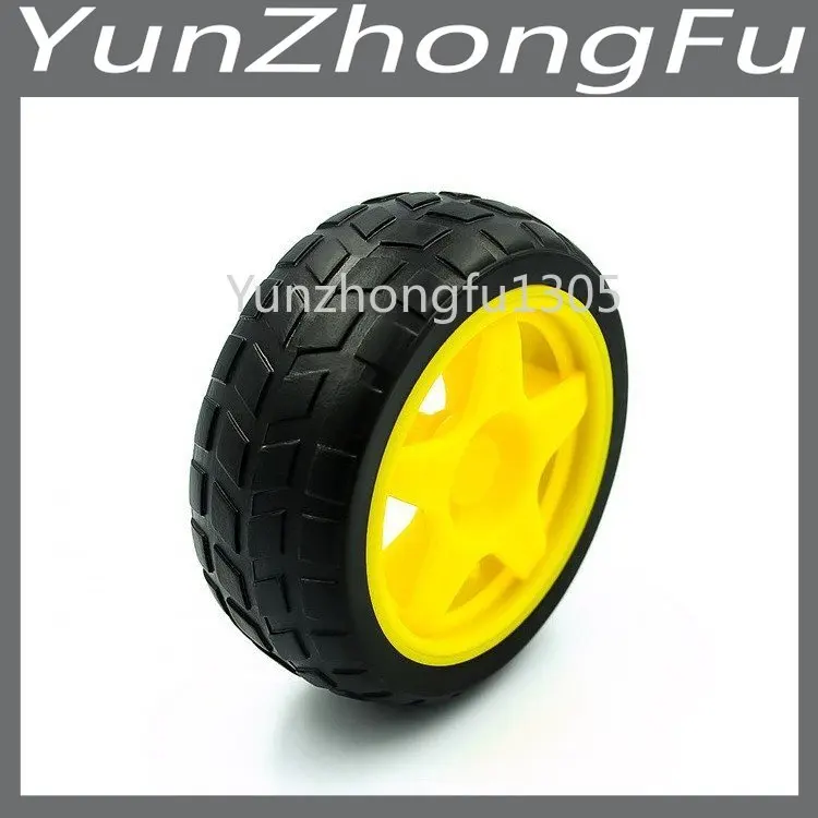 

Rubber Wheel/Robot/Tracing Patrol Trolley Accessories Tire Chassis Wheel 40G