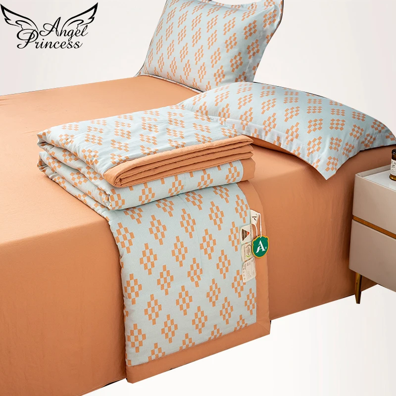 

Тонкие стеганые одеяла для лета, дышащие крутые летние одеяла, одеяла класса А для мам и детей, безвредные для кожи одеяла