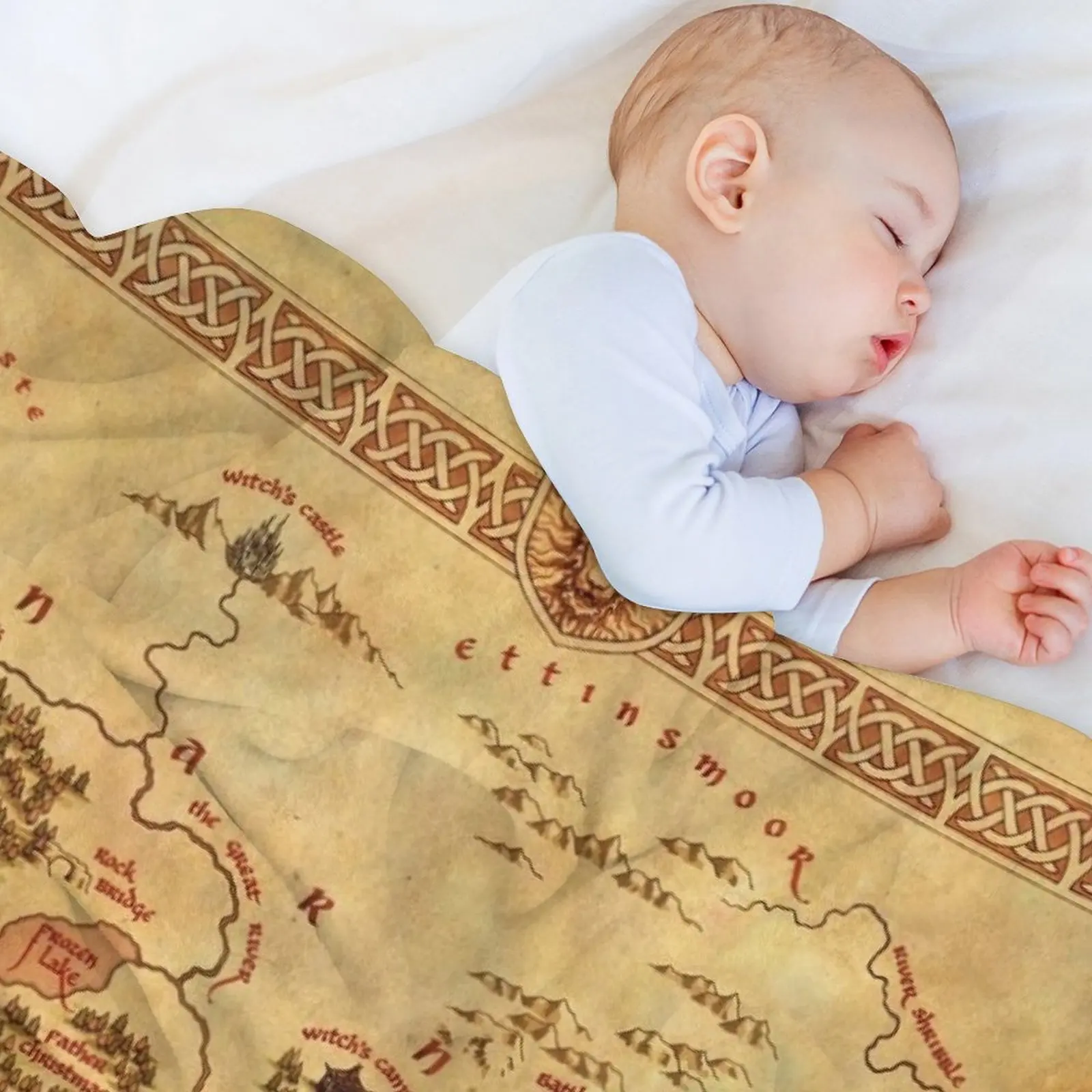 Плед-одеяло летопицы Нарнии покрывала для диванов пикника Симпатичные клетчатые