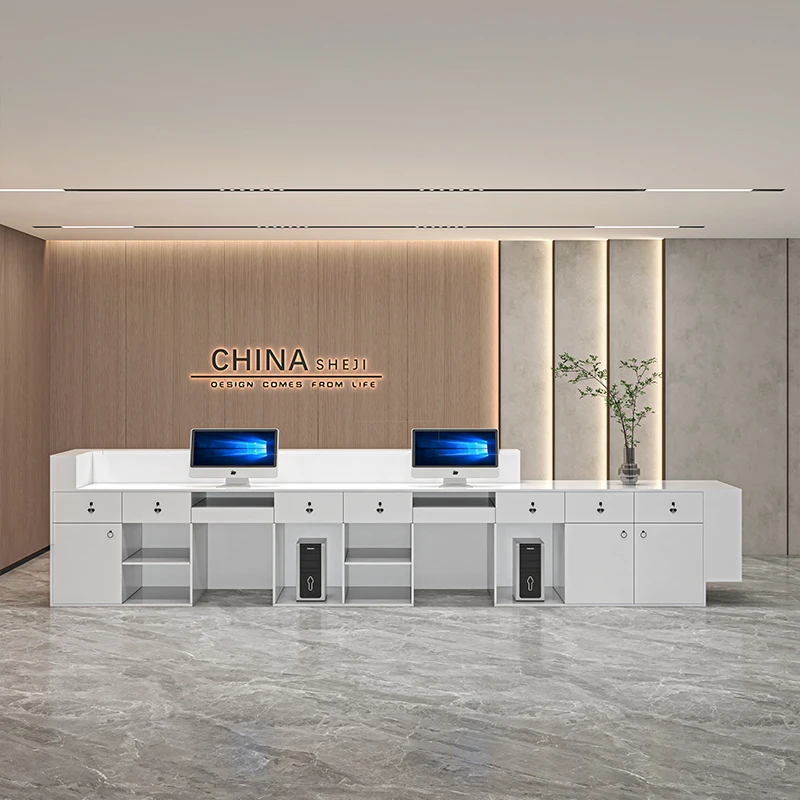 Столы для ресепшн столы оформления заказа салонов Подиумные хранения центра