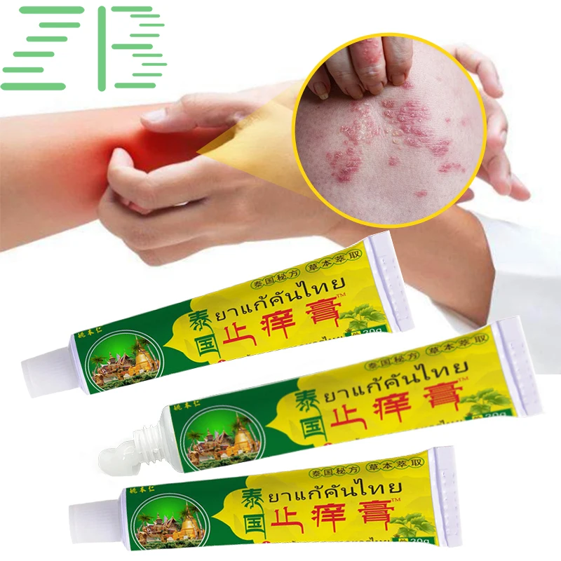 3 шт./лот Таиландские травяные кремы материал от псориаза экземы мазь крем для