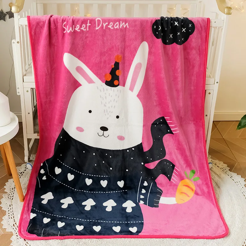 

Flannel Green Autumn Animal Breathable Super Warm Throw Blankets for Bedding Travel Bedding Throws Kids Cartoon Dinosaur Blanket