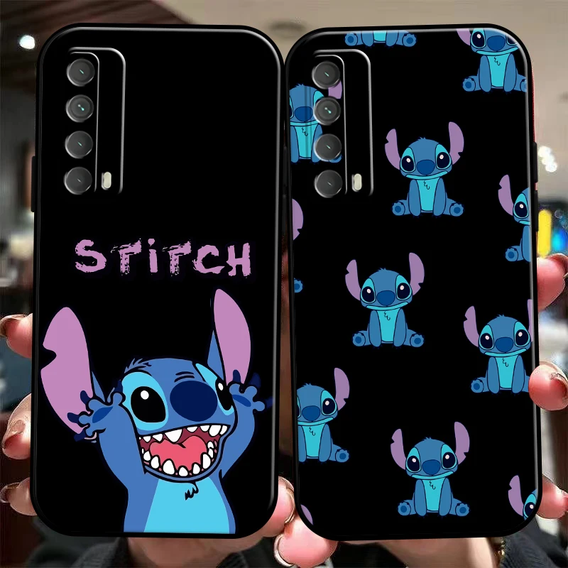 

Disney Cartoon Stitch Phone Case For Huawei P Smart Z 2019 2021 P20 P20 Lite Pro P30 Lite Pro P40 P40 Lite 5G Soft Carcasa