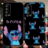 disney cartoon stitch phone case for huawei p smart z 2019 2021 p20 p20 lite pro p30 lite pro p40 p40 lite 5g soft carcasa