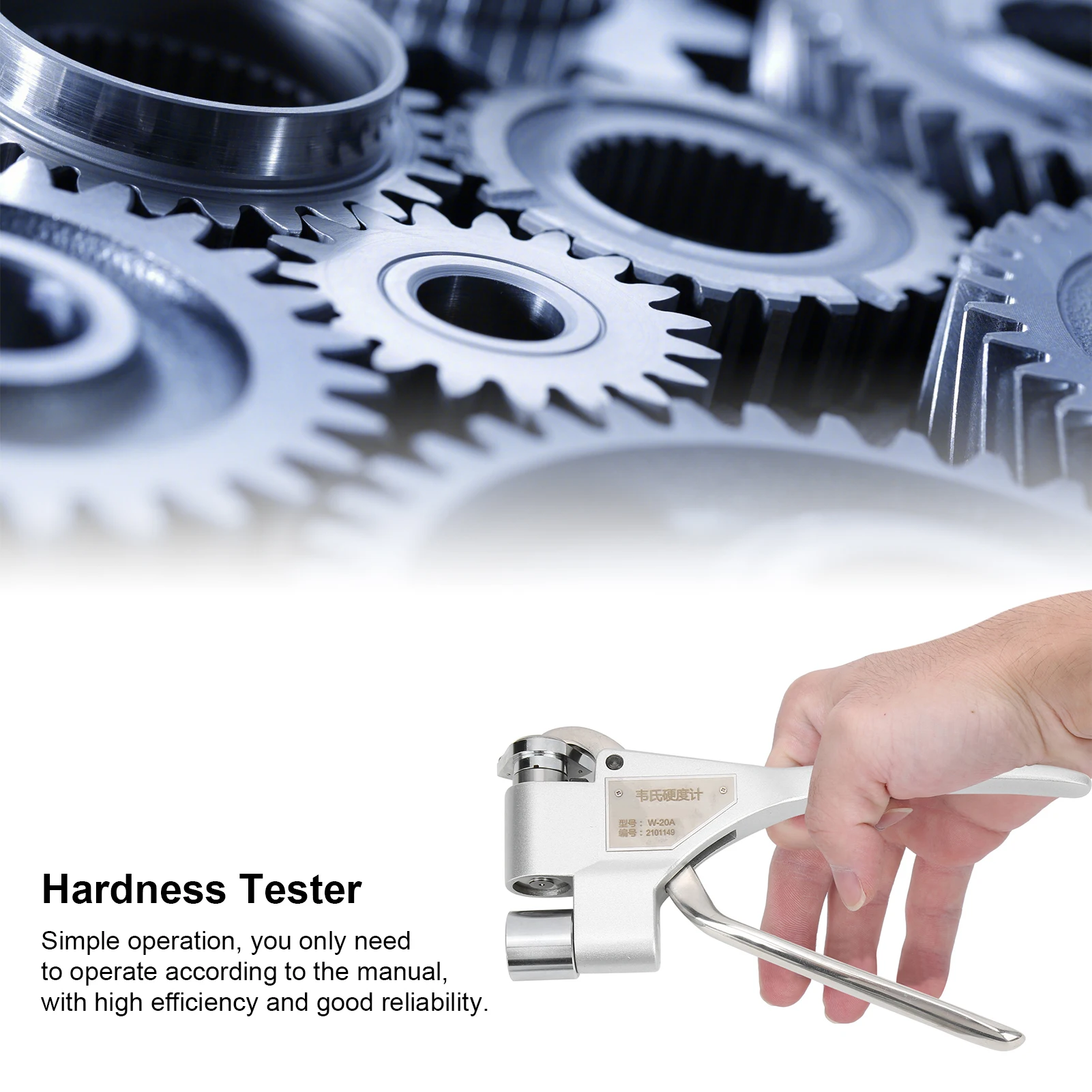 Измеритель твердости W‑ 20A Webster 25 ‑ 110HRE Металлический прочный портативный
