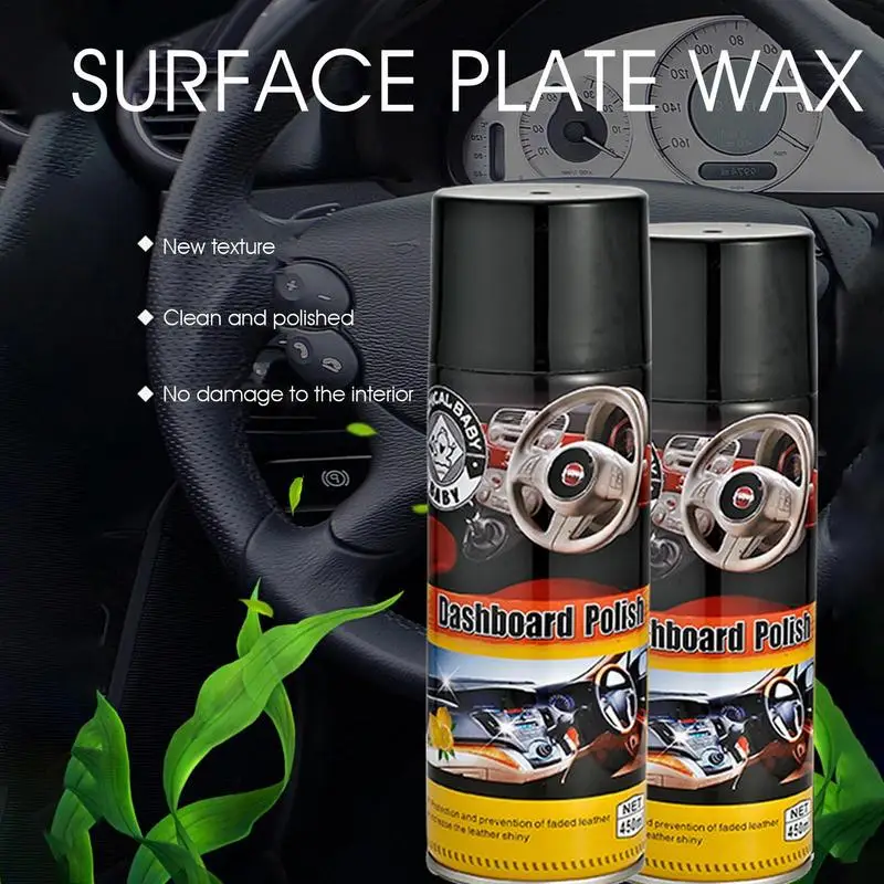 

Car Interior Shine Spray Universal Polish & Wax For High Gloss Car Detailing Multipurpose Protectant For Dashboard Restoration