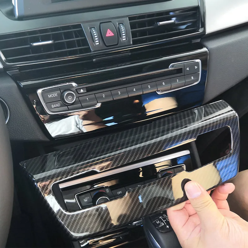 ABS углеродное волокно для BMW 2 серии F45 F46 218i 2015-2018 центральная консоль панель