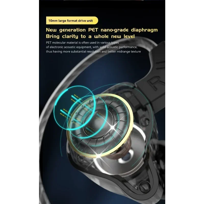 QKZ AK6 Ares динамические наушники HIFI музыкальные спортивные наушники-вкладыши