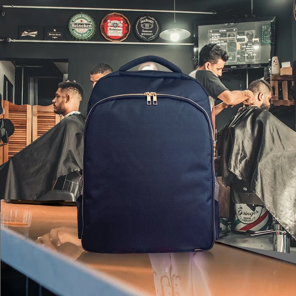 

2022 New Barber Salon Hairdresser Backpack Large Capacity Oxford Cloth Hairdressing Scissors Bag