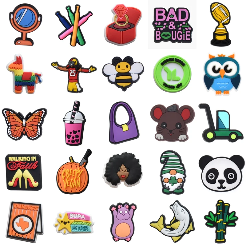 

Men Girl Set Jeans Decorations for Crocs Boy Shoe Charms Shoes Accessories Wholesale Bulk Packs Para Pins Kids Women Charm Gifts