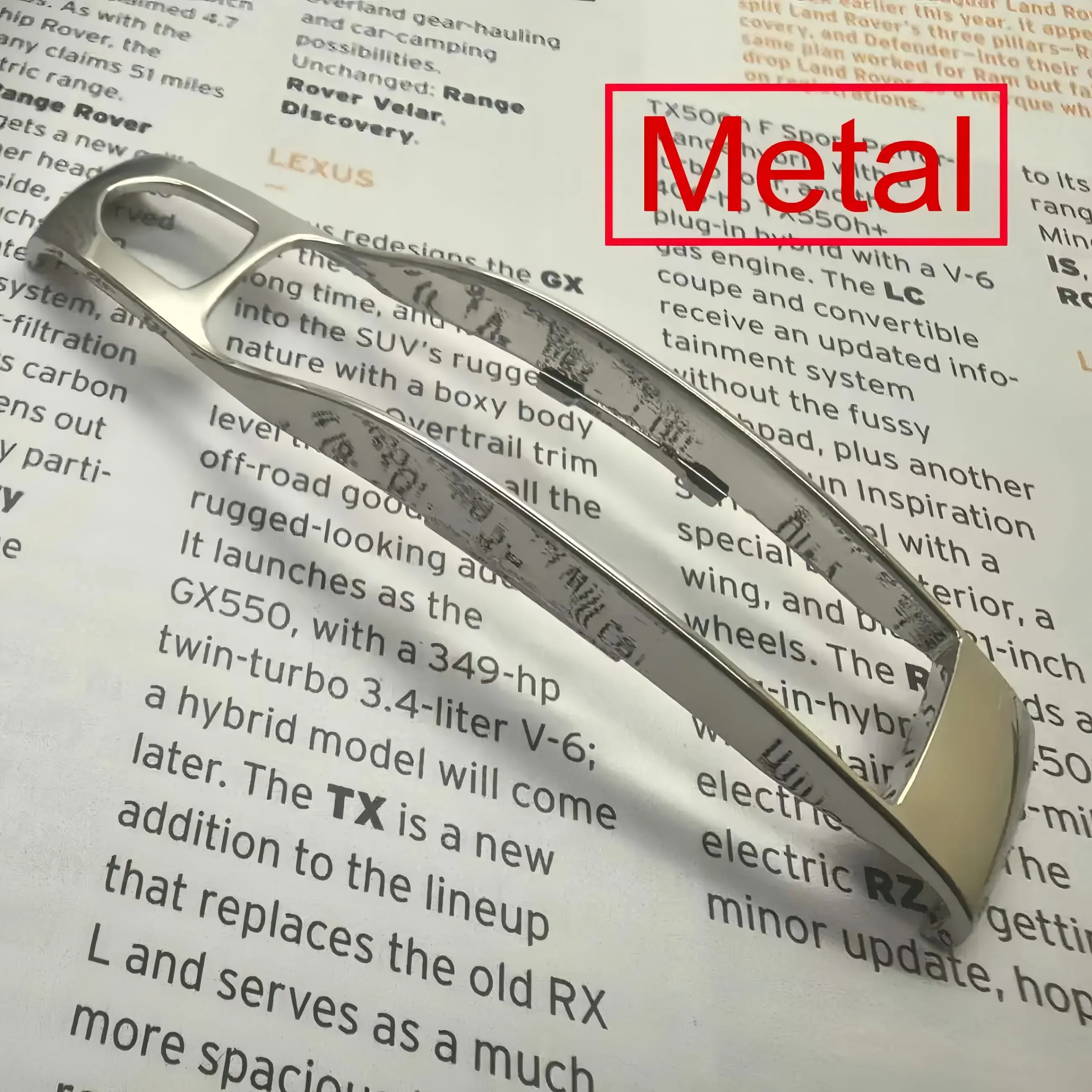 

Металлический материал, глянцевый хром, 1 шт., металлическая центральная отделка, чехол для ключа автомобиля, подходит для Porsche Cayenne Panamera Macan Cayman