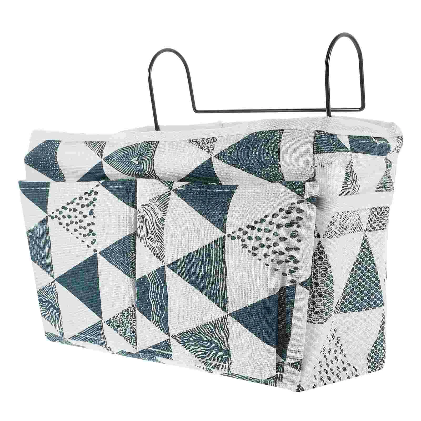 

Hanging Organizer Pockets Door Basket Cotton Storage Baskets Organizing Bedside