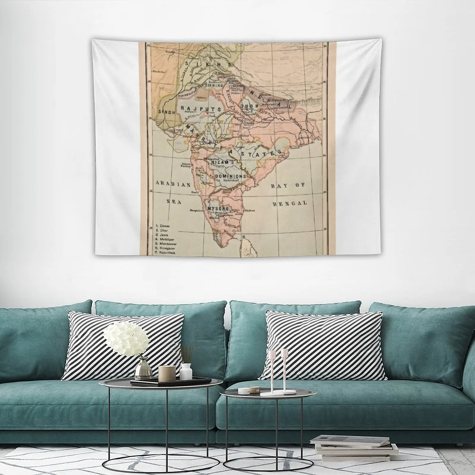 Акварель Монте потерянный 3355 М. Гобелен подвесные Настенные обои эстетический